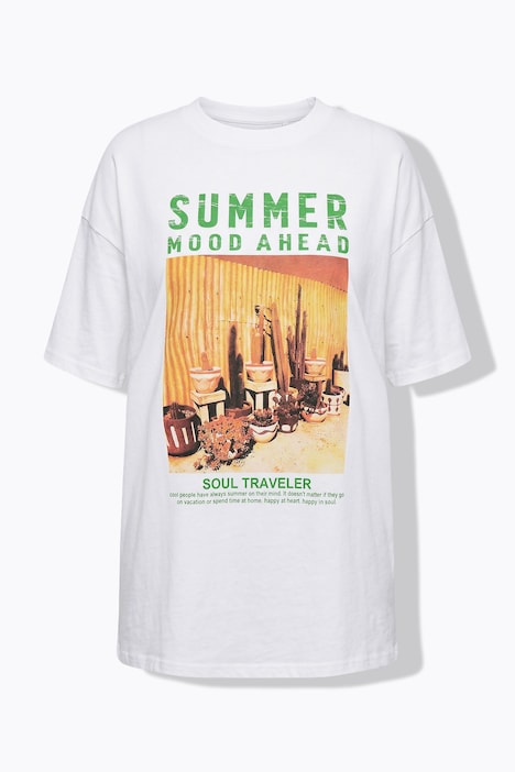 Tričko, oversized, potisk XXL