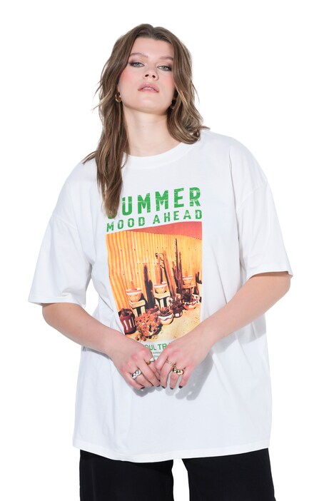 Tričko, oversized, potisk XXL