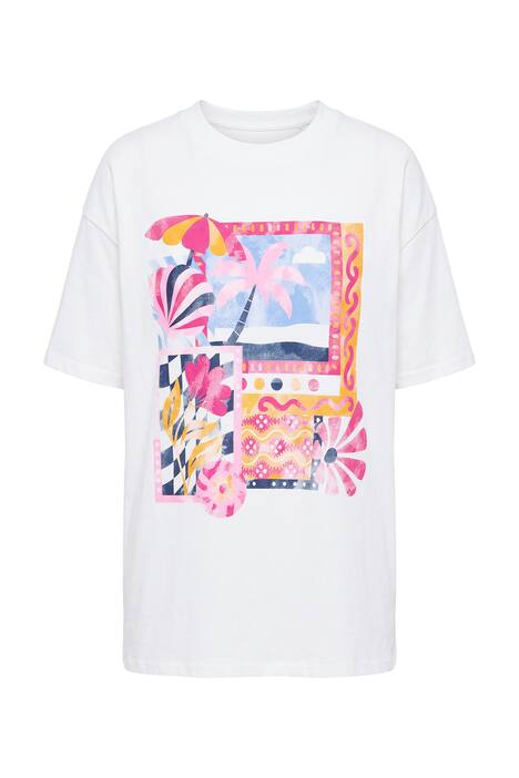 Tričko, volný střih, sváteční motiv