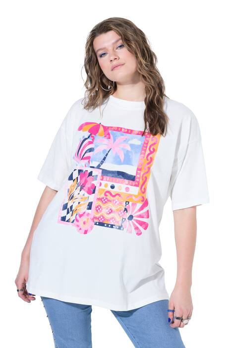 Tričko, volný střih, sváteční motiv