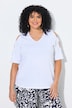 T-Shirt, Schulter-Cut-Outs, V-Ausschnitt, Halbarm