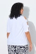 T-Shirt, Schulter-Cut-Outs, V-Ausschnitt, Halbarm