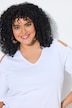 T-Shirt, Schulter-Cut-Outs, V-Ausschnitt, Halbarm