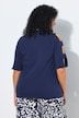 T-Shirt, Schulter-Cut-Outs, V-Ausschnitt, Halbarm