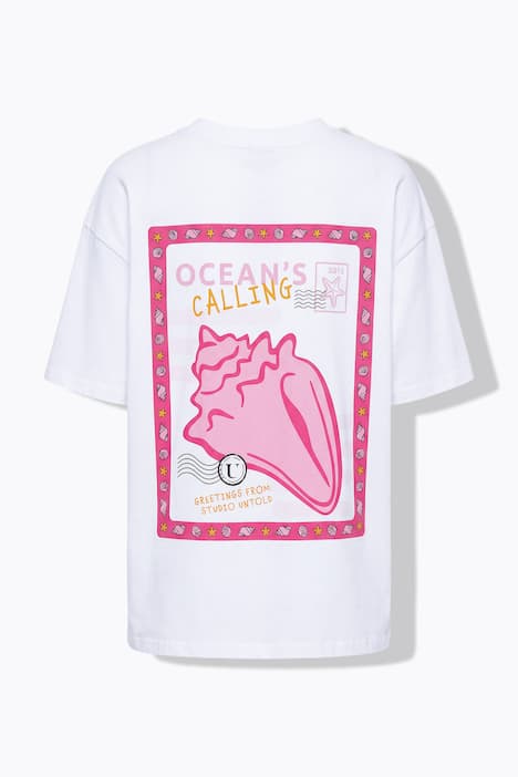 T-Shirt, oversized, XL-Rückenprint