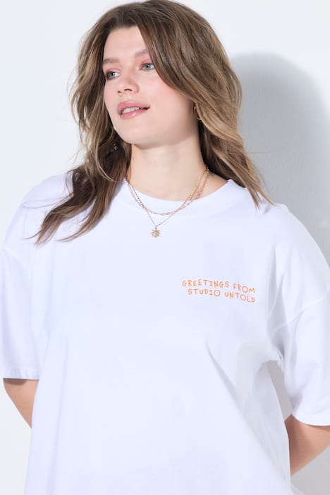 T-Shirt, oversized, XL-Rückenprint