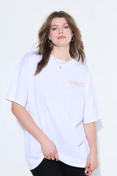 T-Shirt, oversized, XL-Rückenprint