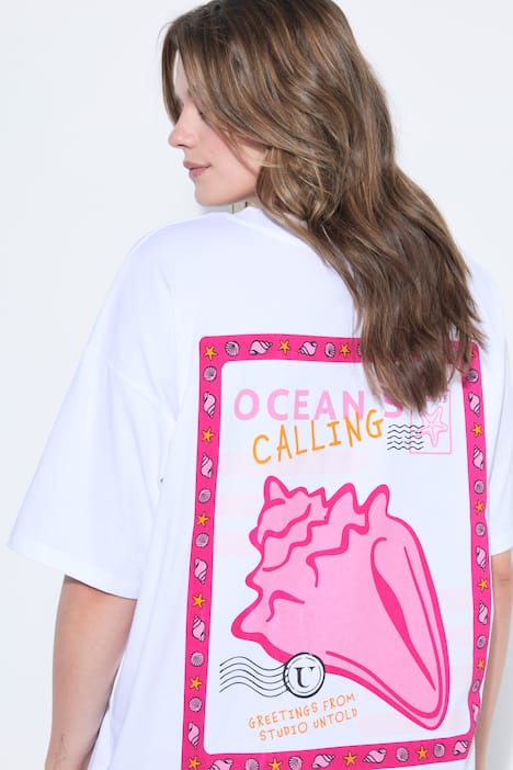 T-Shirt, oversized, XL-Rückenprint