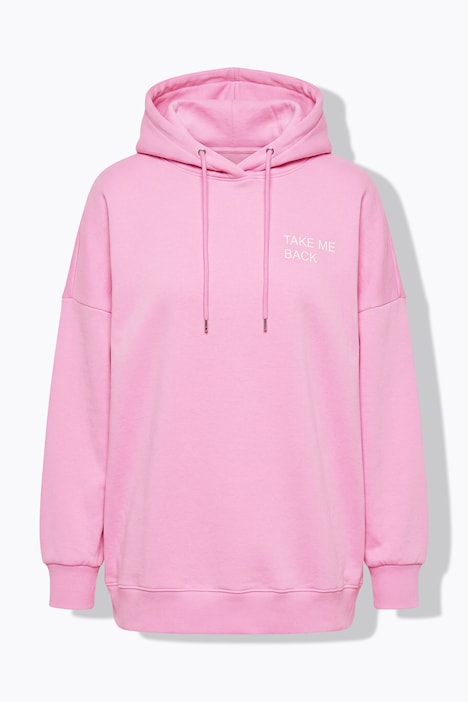 Hoodie, Oversize Shape, Statement, Kapuze