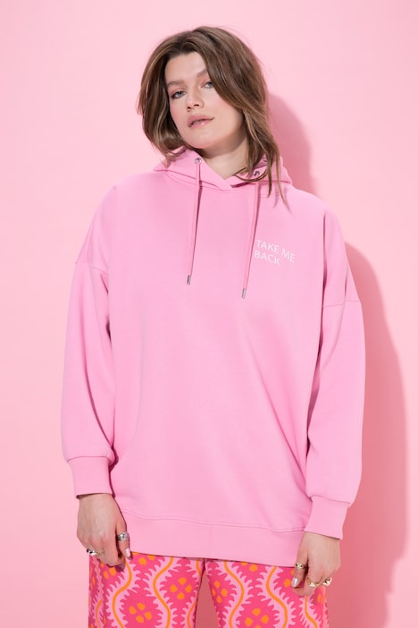Hoodie, Oversize Shape, Statement, Kapuze
