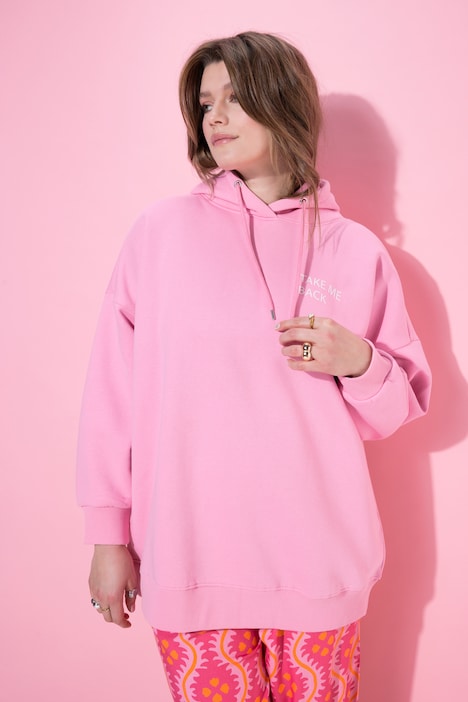 Hoodie, Oversize Shape, Statement, Kapuze