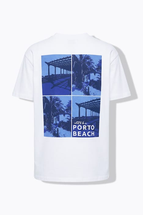 T-Shirt, oversized, XL-Rückenprint