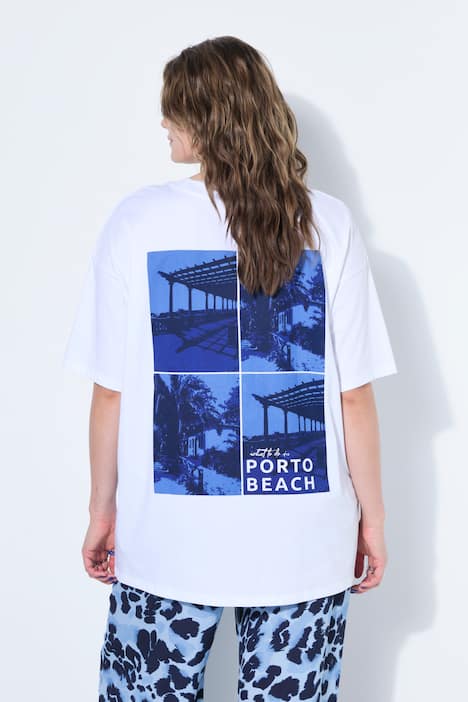 T-Shirt, oversized, XL-Rückenprint