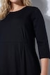 Maxikleid, Zierknoten, A-Linie, Rundhals, 3/4-Arm