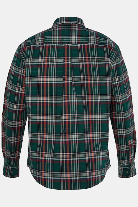 Karohemd, Langarm, Modern Fit, Buttondown-Kragen, bis 8 XL