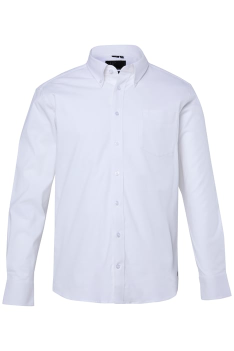 Košile, dlouhé rukávy, moderní střih, struktura, límec na knoflíky, do velikosti 8XL