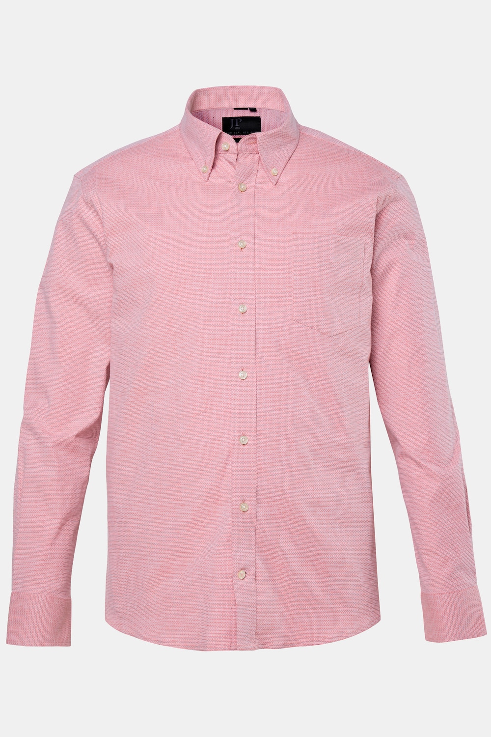 Chemise texturée, manches longues et col à pointes boutonnées, coupe Modern Fit - jusqu'au 8 XL