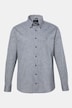 Hemd, Langarm, Modern Fit, Chambray, Buttondown-Kragen, bis 8 XL