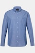 Košile, dlouhé rukávy, moderní střih, chambray, přehnutý límeček na knoflíky, do vel. 8XL