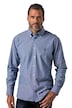 Košile, dlouhé rukávy, moderní střih, chambray, přehnutý límeček na knoflíky, do vel. 8XL