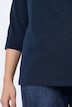 Shirt, Wasserfall-Ausschnitt, 3/4-Arm, Biobaumwolle