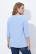 Shirt, Wasserfall-Ausschnitt, 3/4-Arm, Biobaumwolle