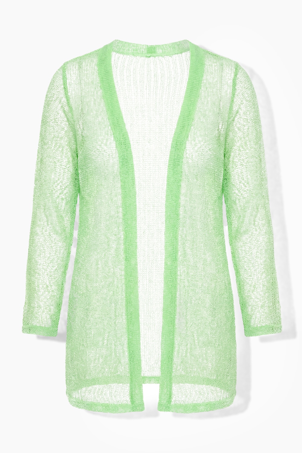 Stora storlekar Stickad kofta, Dam, grön, storlek: 50/52, Polyester, Angel of Style