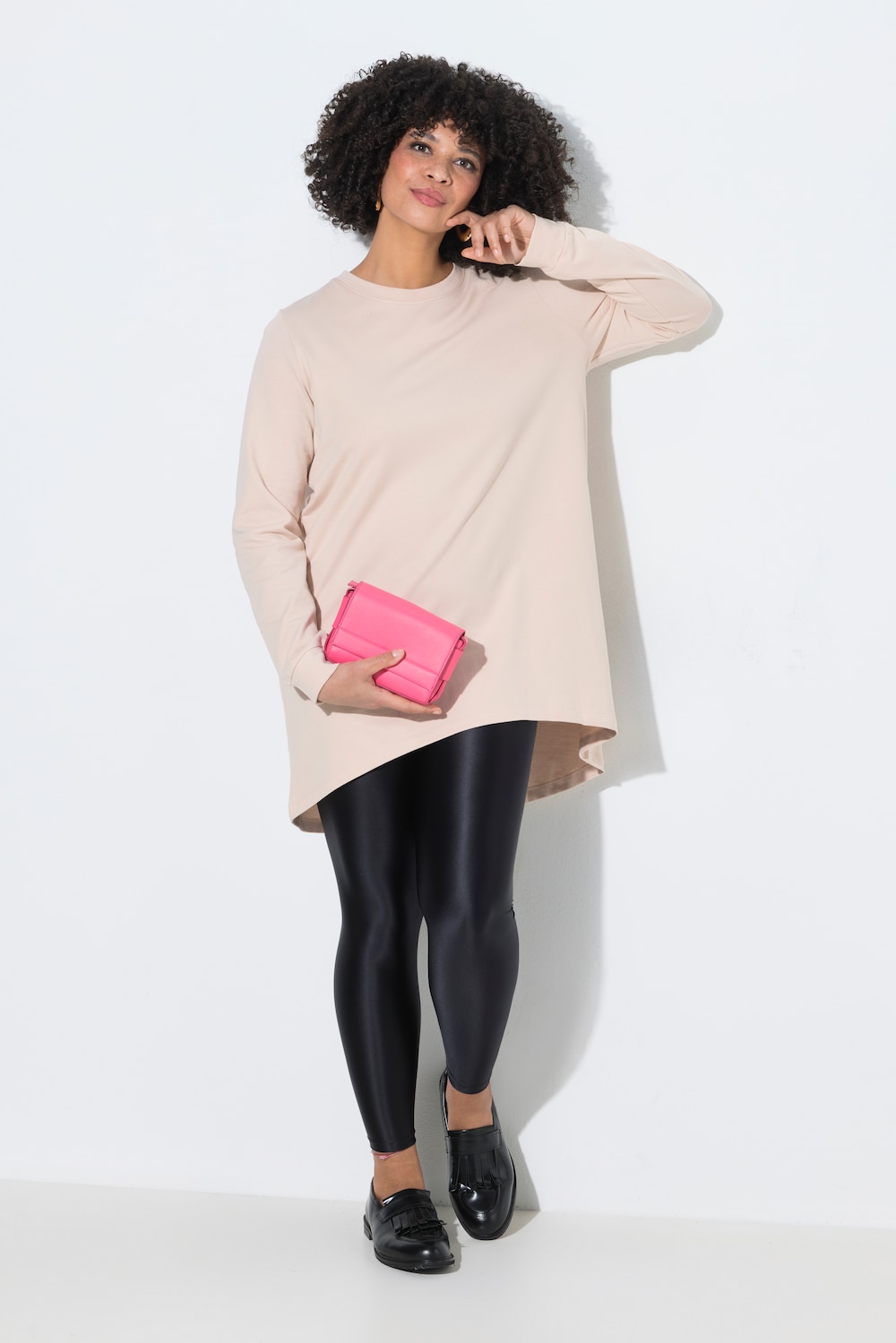 Sweatshirt, langere A-lijn, DANCE-rugprint