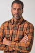 Chemise à carreaux, manches longues et col à pointes boutonnées (boutons dissimulés), coupe Modern Fit - jusqu'au 8 XL