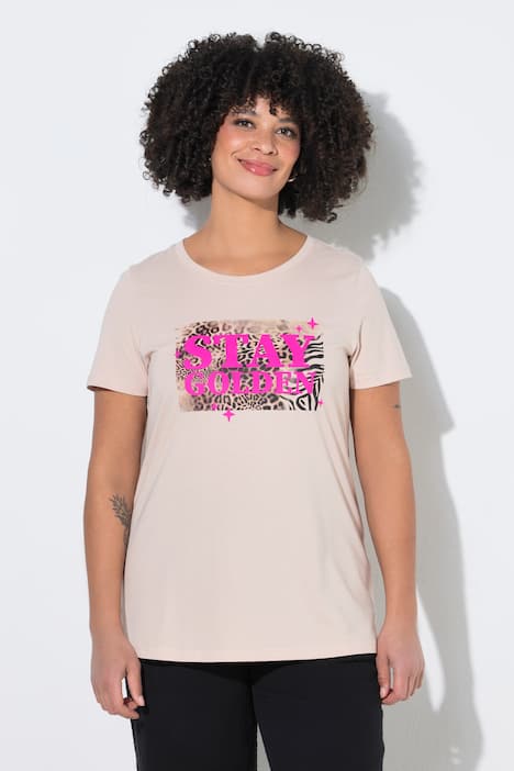 T-Shirt, bequeme Passform, Schriftzug