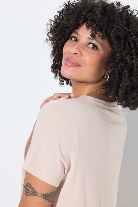 T-Shirt, bequeme Passform, Schriftzug