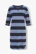 Sweatkleid, Streifen, Rundhals, 3/4-Arm, Biobaumwolle