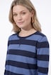 Sweatkleid, Streifen, Rundhals, 3/4-Arm, Biobaumwolle