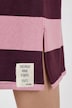 Sweatkleid, Streifen, Rundhals, 3/4-Arm, Biobaumwolle