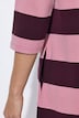 Sweatkleid, Streifen, Rundhals, 3/4-Arm, Biobaumwolle