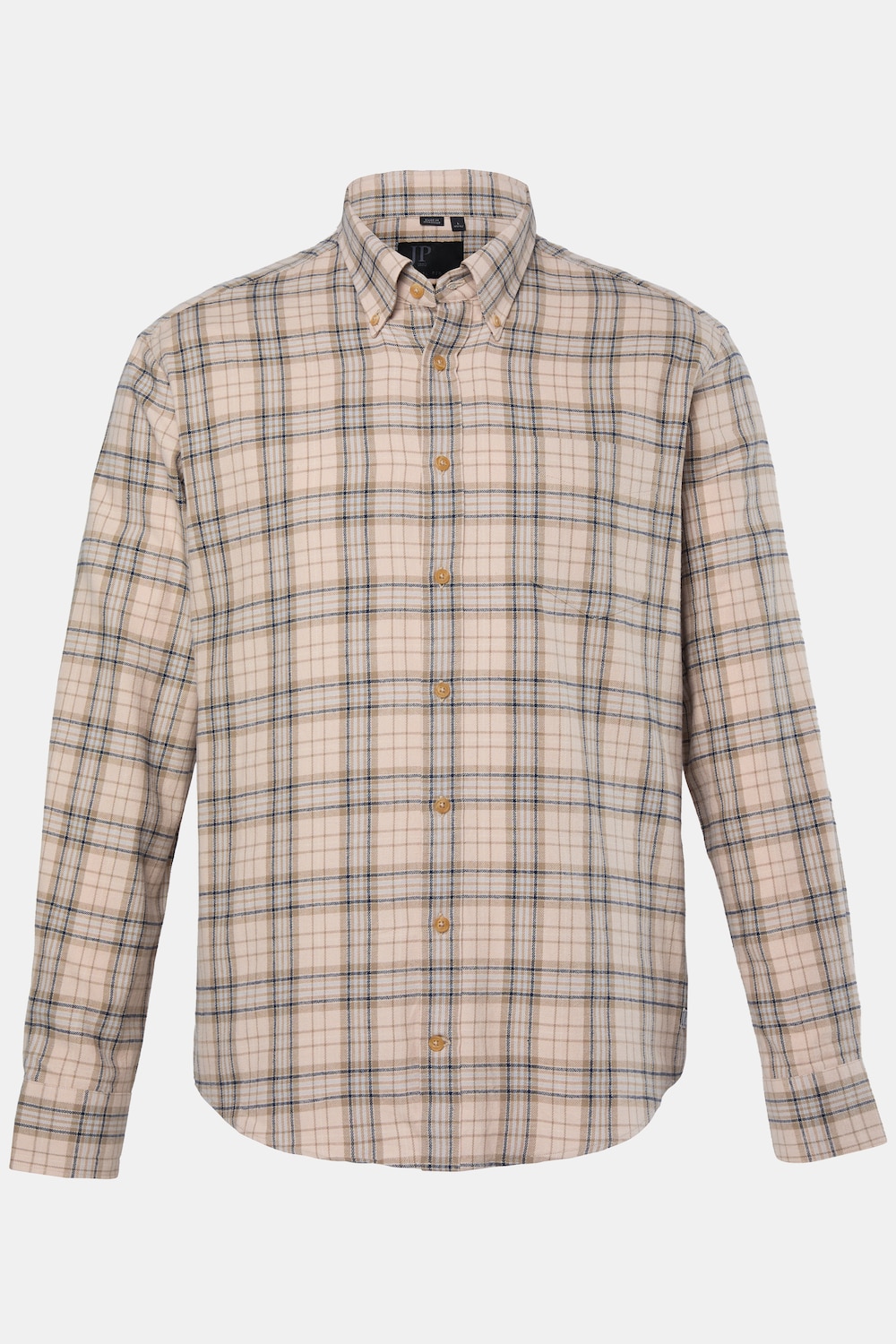 Karohemd, Langarm, Modern Fit, Flanell, Buttondown-Kragen, bis 8 XL