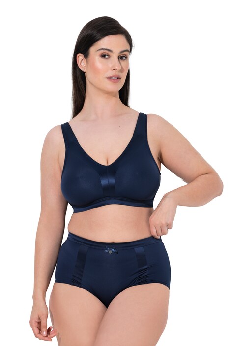 Soft-BH, Jacquard, ohne Bügel, Softcups, Cup B - F