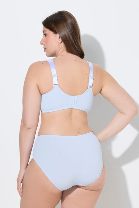 Entlastungs-BH, Jacquard, Spitze, ohne Bügel, Cup B - F