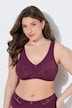 Entlastungs-BH, Jacquard, Spitze, ohne Bügel, Cup B - F