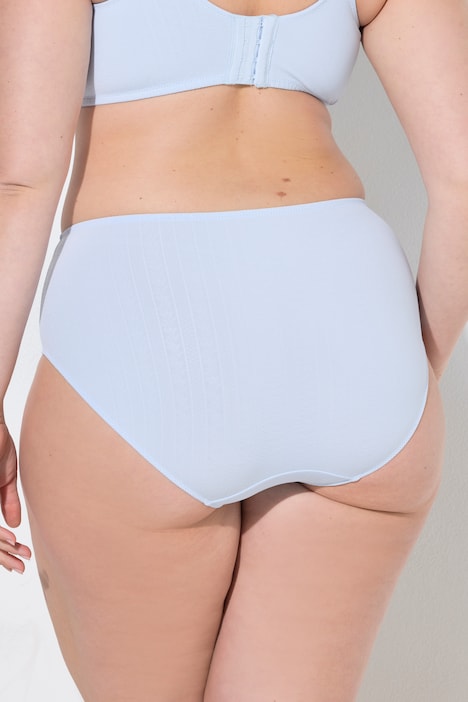 Midislip, Jacquard, seitliche Spitze