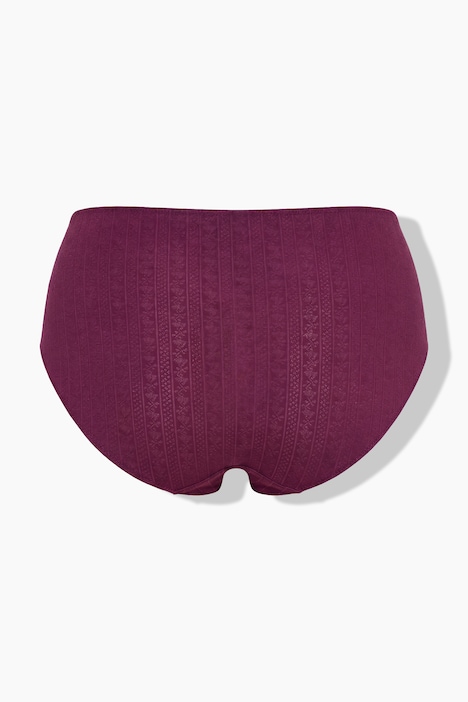 Midislip, Jacquard, seitliche Spitze