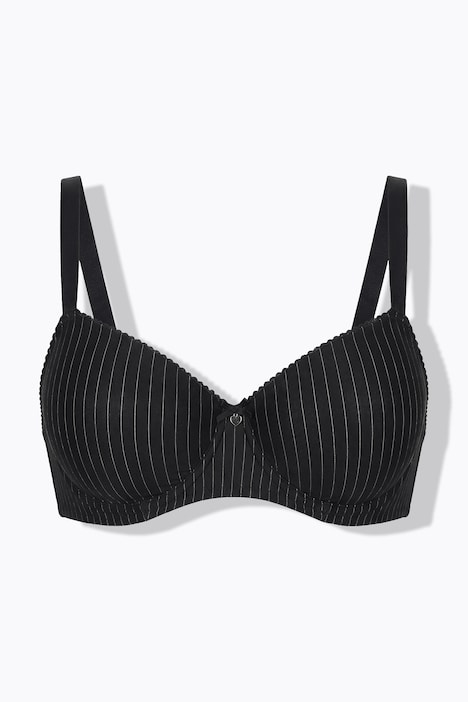 Beugelbeha, krijtstrepen, zachte cups, cup B - F