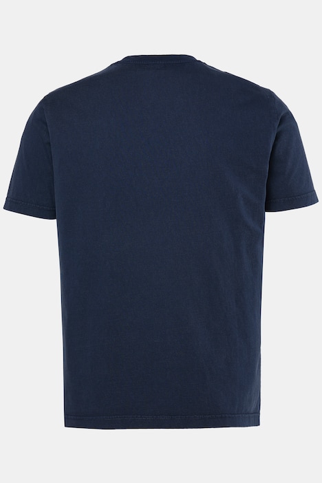 T-Shirt, Halbarm, Vintage Look, Brustprint, bis 8 XL