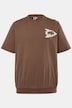 T-Shirt, Bauchfit, Halbarm, Vintage Look, Brustprint, XXL bis 8 XL