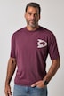T-Shirt, Bauchfit, Halbarm, Vintage Look, Brustprint, XXL bis 8 XL