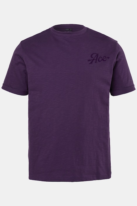 T-Shirt, Halbarm, Brustprint, bis 8 XL