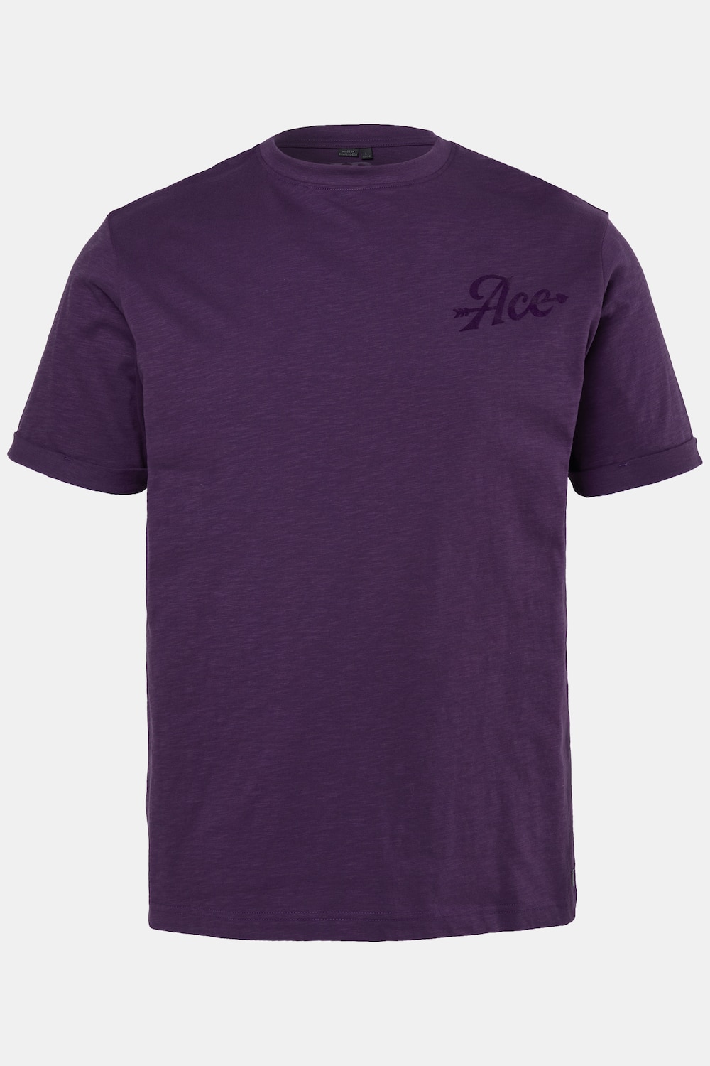 T-Shirt, Halbarm, Brustprint, bis 8 XL