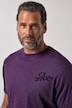 T-Shirt, Halbarm, Brustprint, bis 8 XL