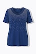 T-shirt, comfortabele pasvorm, verlopende glittersteentjes