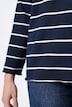 Shirt, Rippjersey, Stehkragen, Langarm, Biobaumwolle